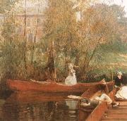 John Singer Sargent The Boating Party Spain oil painting artist